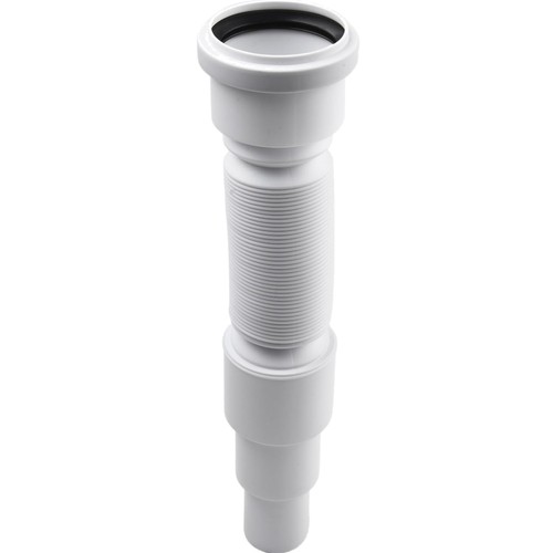 Pvc abflussrohr flexibel - pvc, 1m