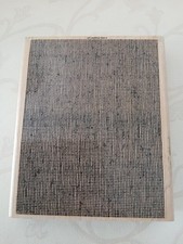 Stampin Up Hintergrundstempel Canvas "Leinenstruktur" Rarität