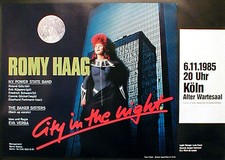 ROMY HAAG Konzertplakat von