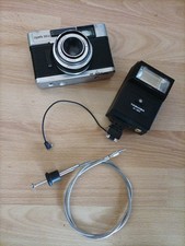 Dignette 300 L + Fernauslöser + Blitz vintage Kamera Set 