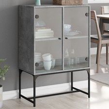 Beistellschrank mit Glastüren