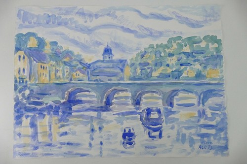 Wilhelm klußmann aquarell - wilhelm,