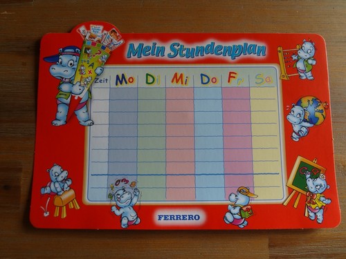 Top selten mein - mein, stundenplan