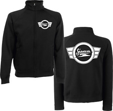 Sweatjacke Freizeit Stehkragenjacke Simson IFA Suhl DDR Kult Schwalbe Hoodie