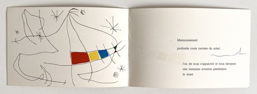 Joan miró issue dérobée - mirÓ,, l'issue