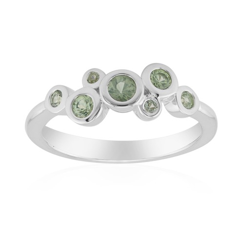Grüner tuléar saphir silber - grüner,