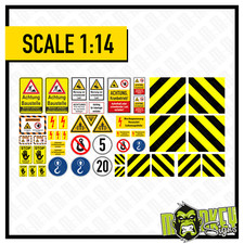 Set 1:14 - 1:16 Aufkleber