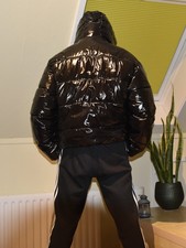 Bershka glanz Lack Jacke shiny