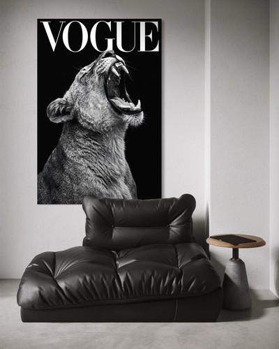 Löwe leinwand bild - löwe,