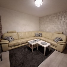 Echt Leder Couch XXL Bequem 2 Personen Können Drauf Schlafen Aber 15 Jahre Alt 