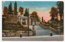 Erfurt, Thüringen, Treppe zum Stadtpark, gel., 1918