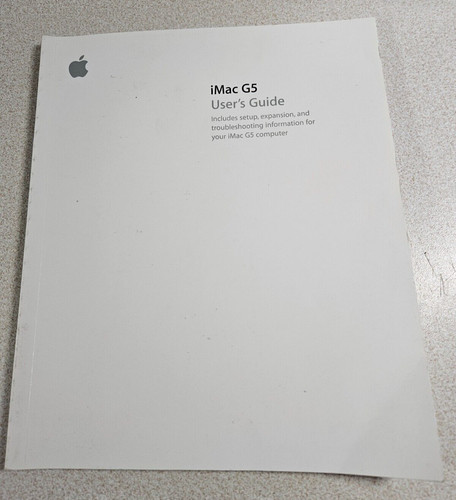 Apple imac user - g5, user’s