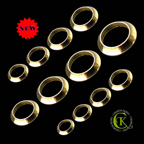 Winding check gold zierring - check,