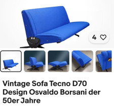 Designer Sofa 50er Jahre des italienischen Designers Osvaldo Borsani Tecno D70