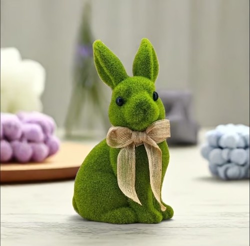Großer osterhase deko grün - großer,