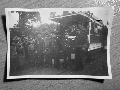 Foto straßenbahn dresden - straßenbahn, 1952
