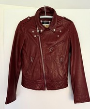 Schott NYC Perfecto Bikerjacke Damen Gr. M BORDEAUX, Lammleder UNGETRAGEN 