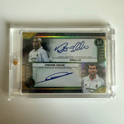 Ronaldo zidane autograph - &,