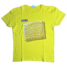 Leibniz Bahlsen T-Shirt Butterkeks S Gelb Werbeartikel Lustig Süß Geschenk