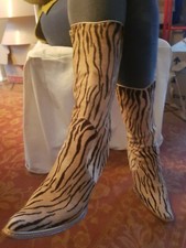 Sexy-Tiger-Echtfell-Damen-Stie