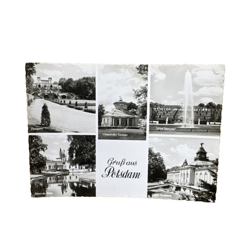 Postkarte potsdam sanssouci - potsdam,