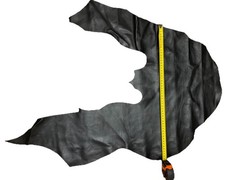 Lederhaut Schwarz Echtleder  Lammleder Echt Leder 80x53 Cm