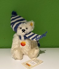 Steiff Teddy Winter mit Mütze und Schal 028205 18 cm K/F/S neuwertig  
