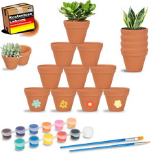 Mini-Tontöpfe Set 24 Stück