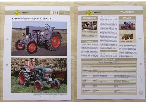 Kramer traktor schlepper 28 - kramer,