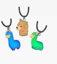 1 Stimmungskette Alpaka Kette Anhänger Modeschmuck Ketten Geschenke Schmuck Lama