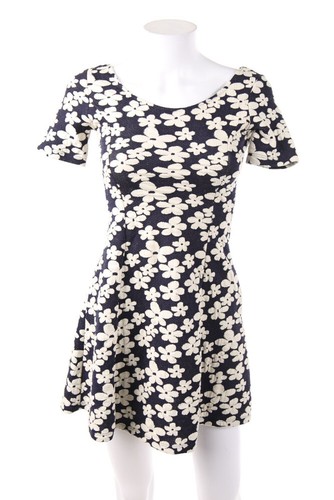 Divided dress flower - flower, print