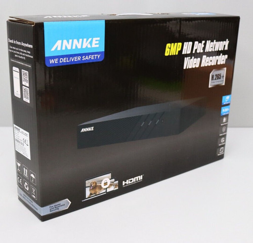 Annke 8ch 6mp dvr poe - 8ch,