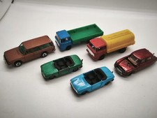 KONVOLUT MAJORETTE FRANCE CITROEN DS 21, 2 PEUGEOT 204C, 2 DAF 2600 +VOLVO 245DL