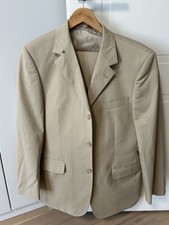 Anzug Herren Beige Gr. 50 2