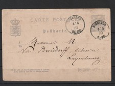 Luxemburg Ganzsache Karte