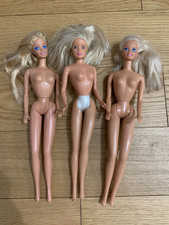 3 Barbie Puppen vintage 1966 Mattel China, Malaysia, Indonesia