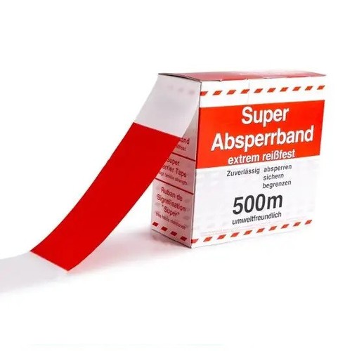 Super absperrband rot weiß - super,