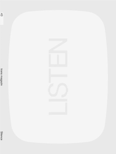 Trans silence - silence, |