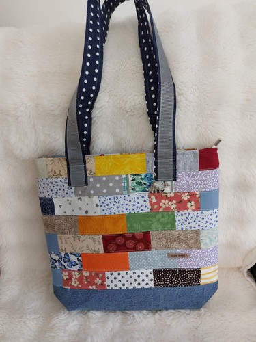 Shopper jeanstasche mit - ,,
