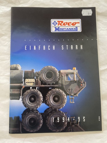Roco minitanks katalog 1994 - minitanks,
