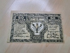 Notgeld Münzbach Österreich