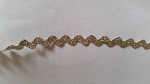 Zackenlitze gold silber - m,
