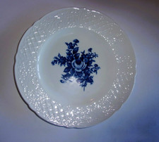 PORZELLAN TELLER-BLAUE BLUMEN