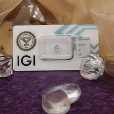 Wertanlage Diamant / Brillant 0,52ct D IF(lupenrein) EX/EX/EX IGI-Zertifikat