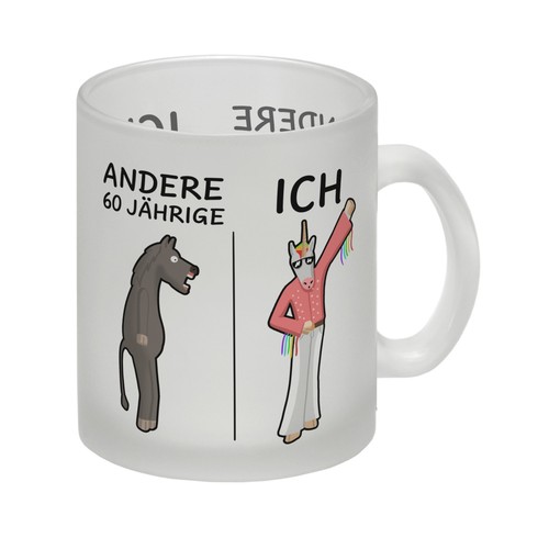 Witziger glas tasse für - tasse, den
