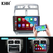 Android 13 Autoradio 8+128G Carplay Für Peugeot 307 SW CC 2002-2013 GPS Navi BT
