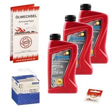 Suzuki GS 400 /E 77-83 GS400 ALPINE 10w40 Öl Mahle Ölfilter Ölwechsel Motoröl