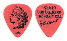 Mr. Groß Paul Gilbert Signatur Münze Sammlung Orange Gitarre Pick - 2009 Tour