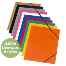 10x Herlitz Eckspannmappe A4