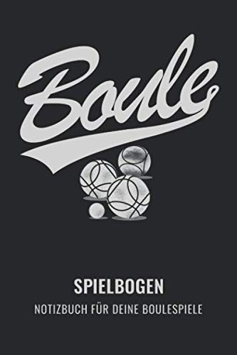 Boule spielbogen notizbuch - spielbogen,